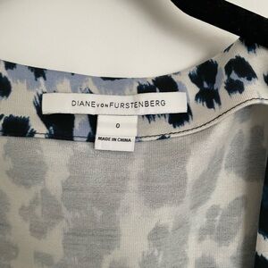 DVF Leopard Print Wrap Dress